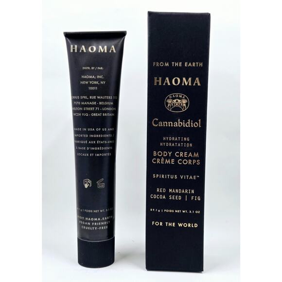 Haoma Hydrating Body Cream Red Mandarin Cocoa Seed Fig 3.1 oz - Picture 5 of 5